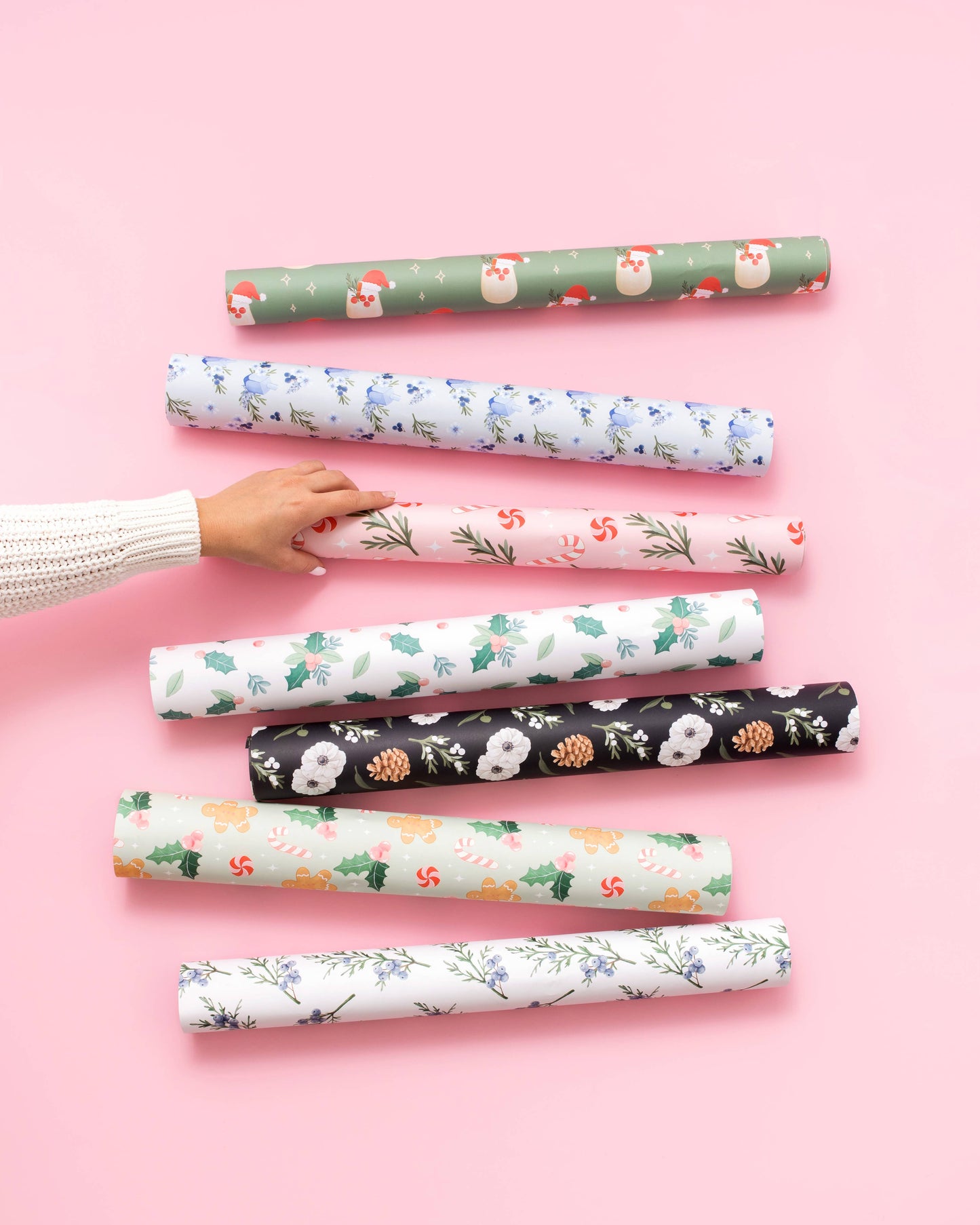 Gingerbread Cheer Holiday Wrapping Paper - 3 sheet roll
