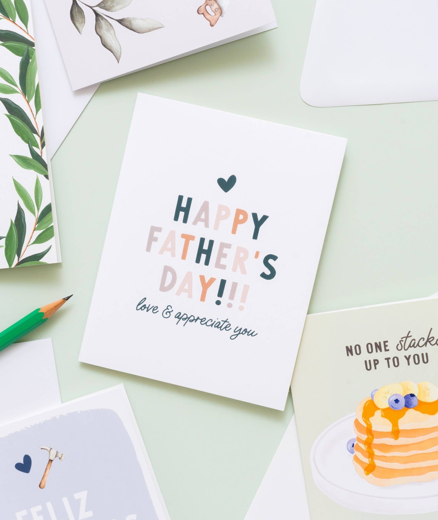 Love & Appreciate You Dad - Minimal Father's Day Card