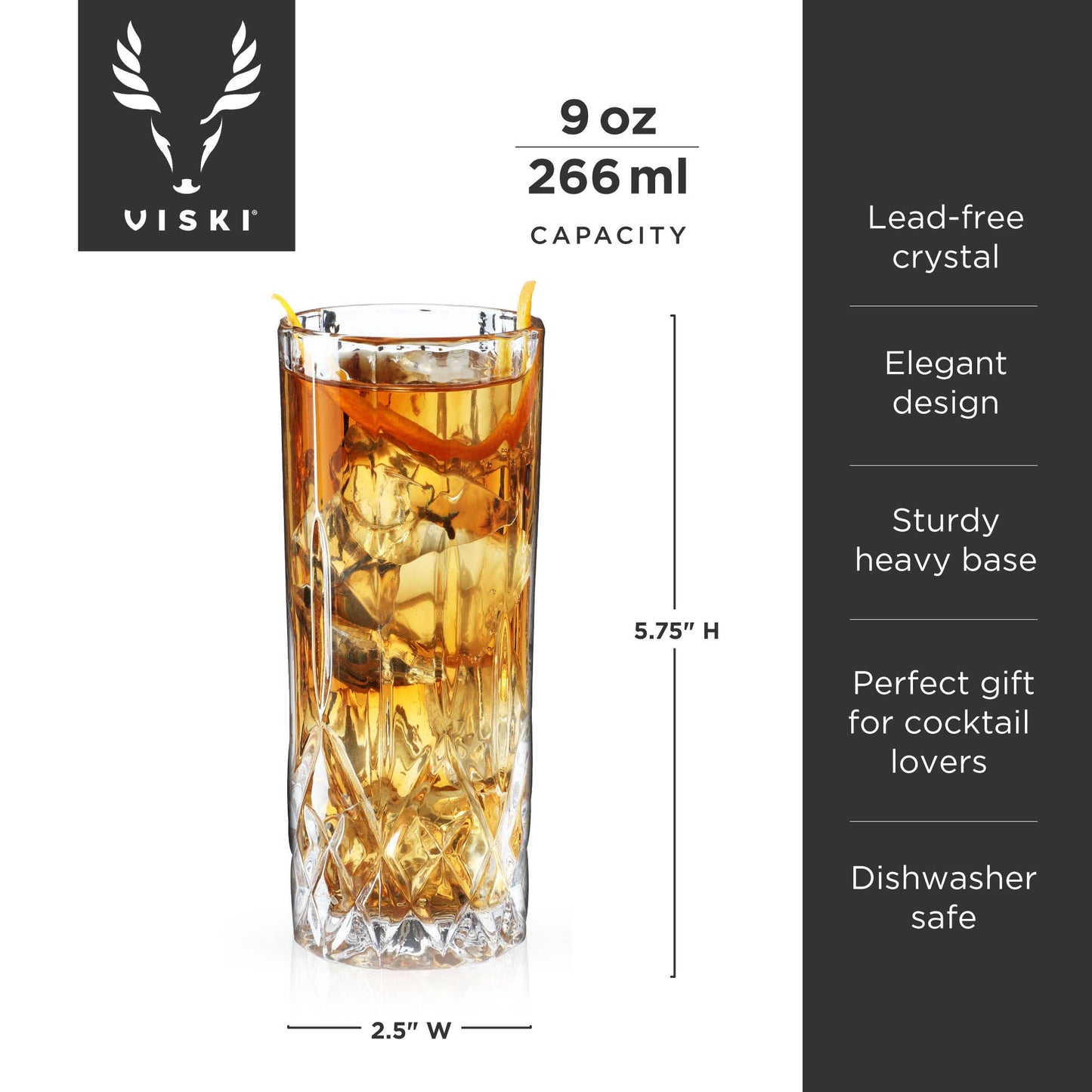 Admiral Highball Glass
