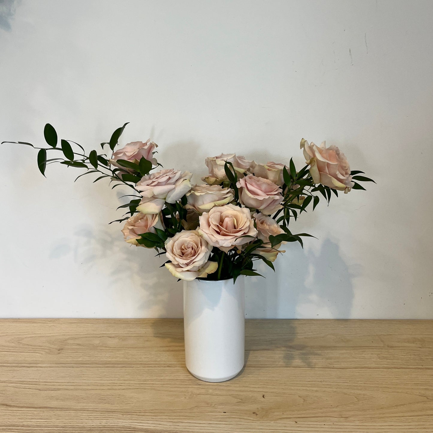 One Dozen Mauve Roses