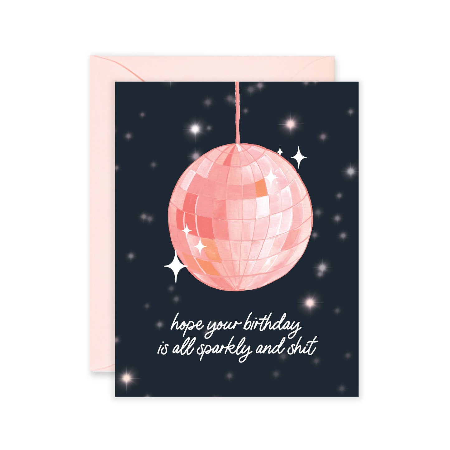 Sparkly Disco Birthday| Funny Greeting Card