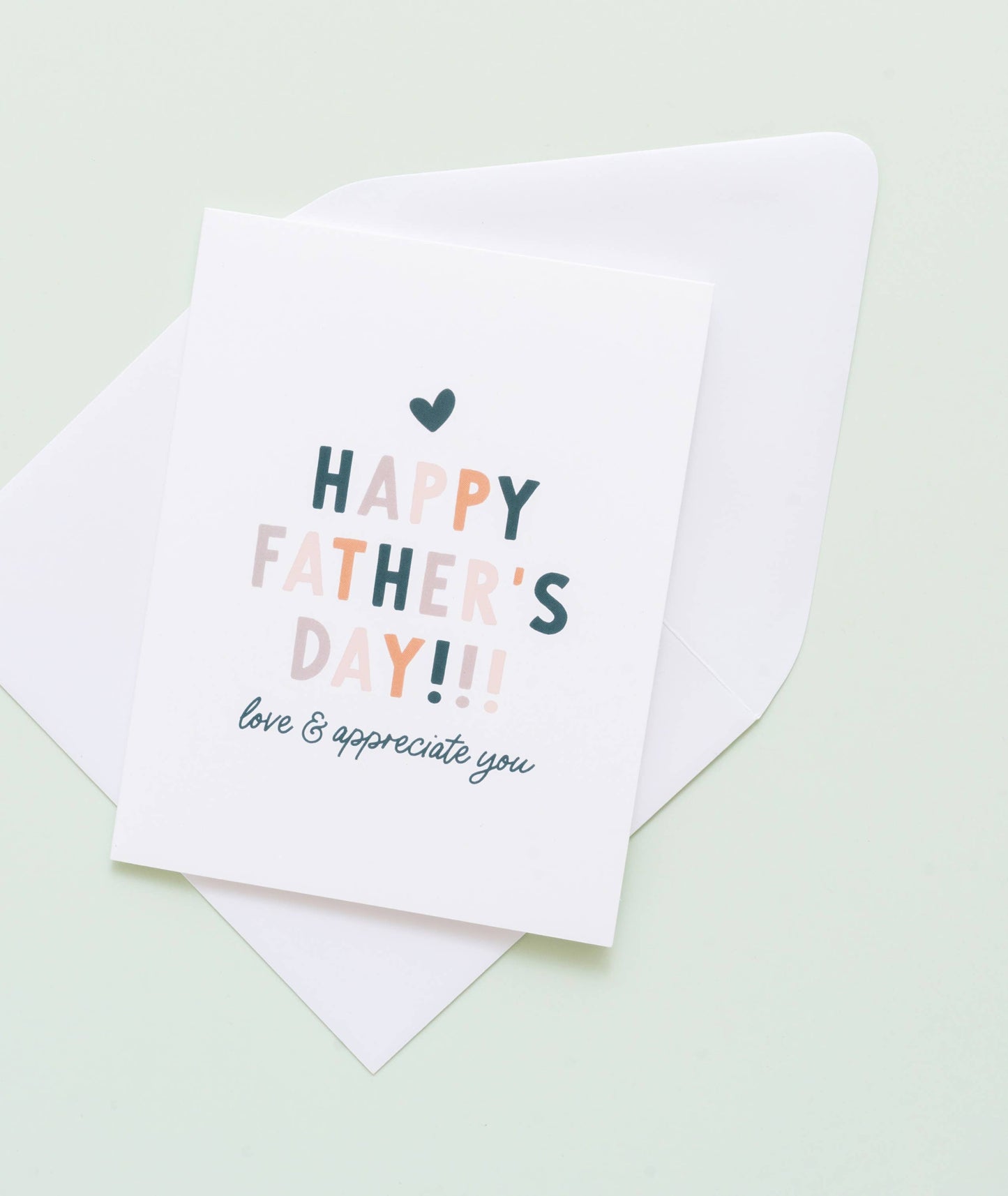 Love & Appreciate You Dad - Minimal Father's Day Card