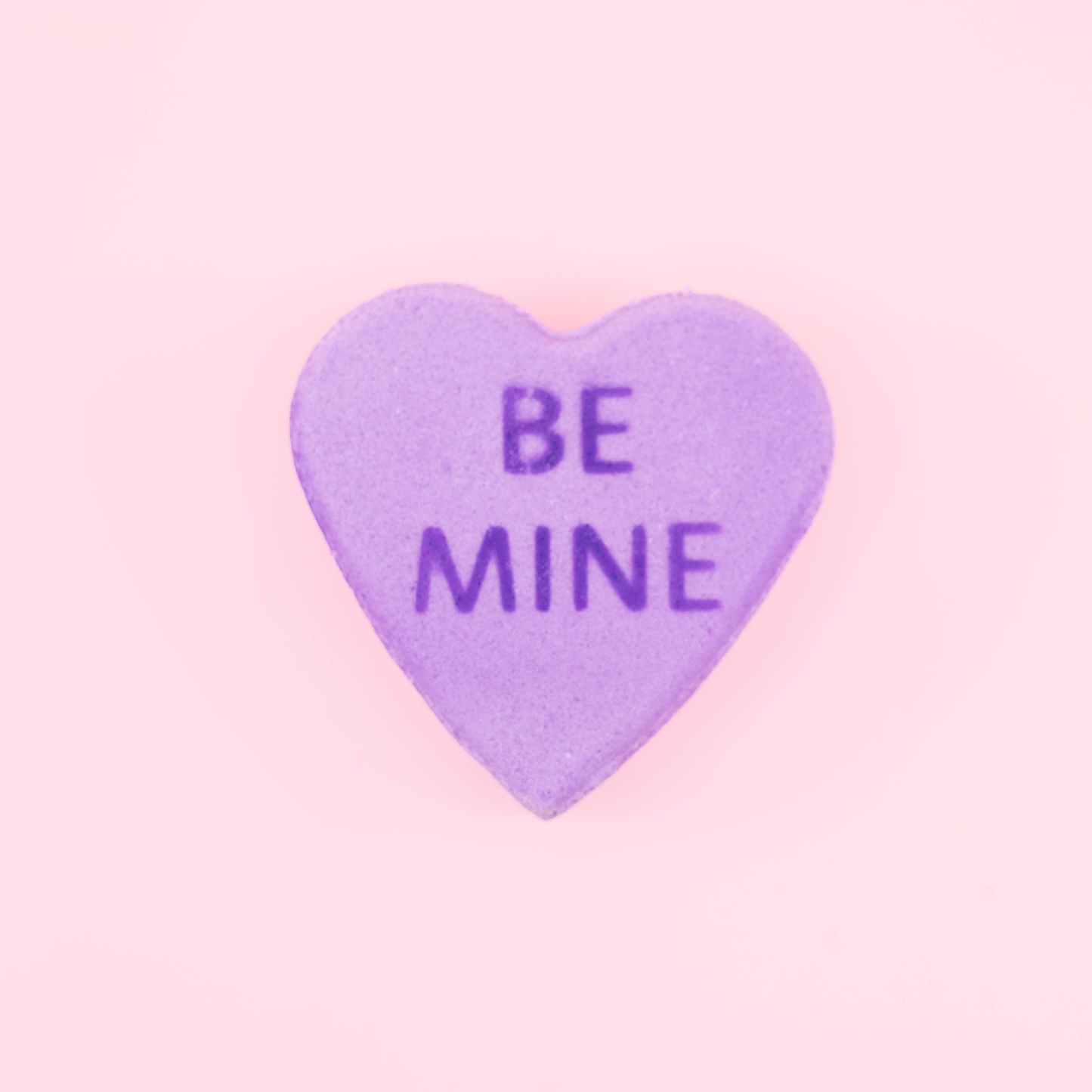 Candy Heart Bath Bomb for Valentines Day- Single - eco-frie