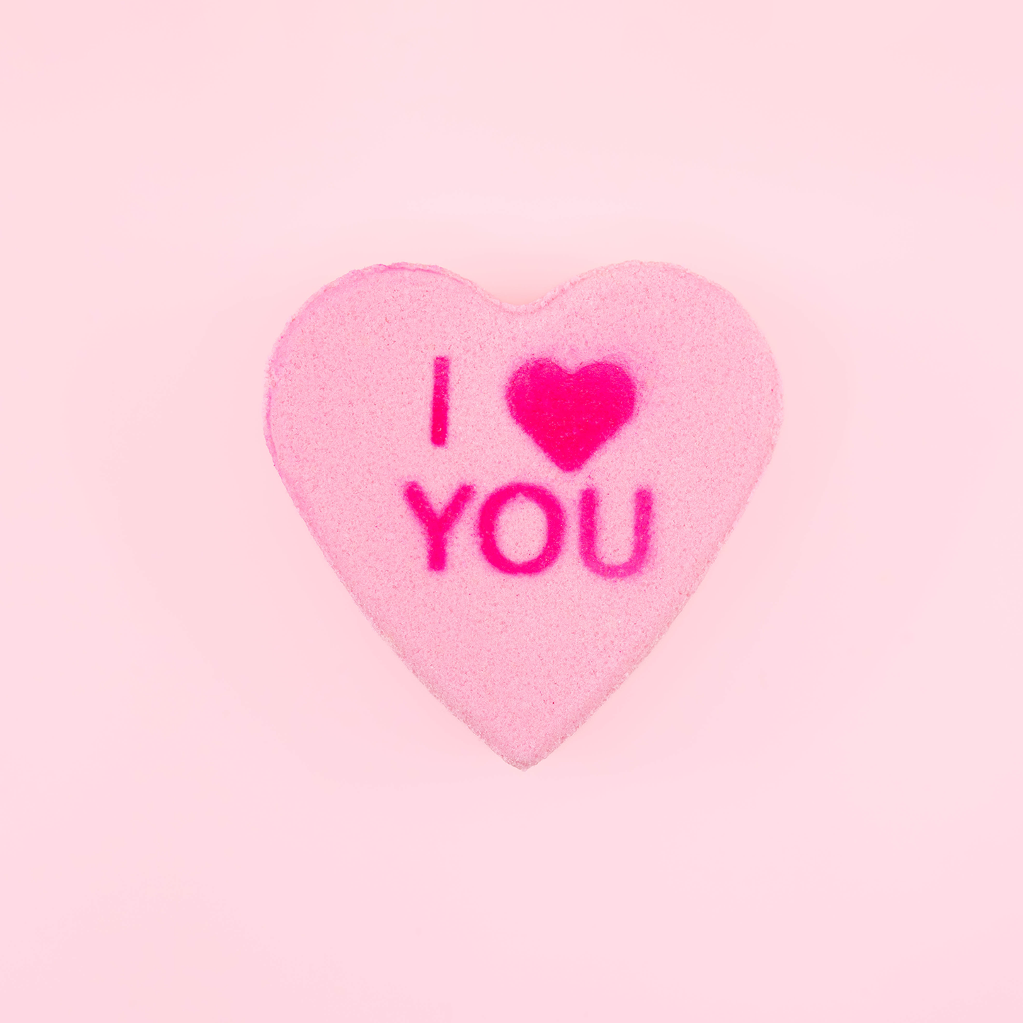 Candy Heart Bath Bomb for Valentines Day- Single - eco-frie