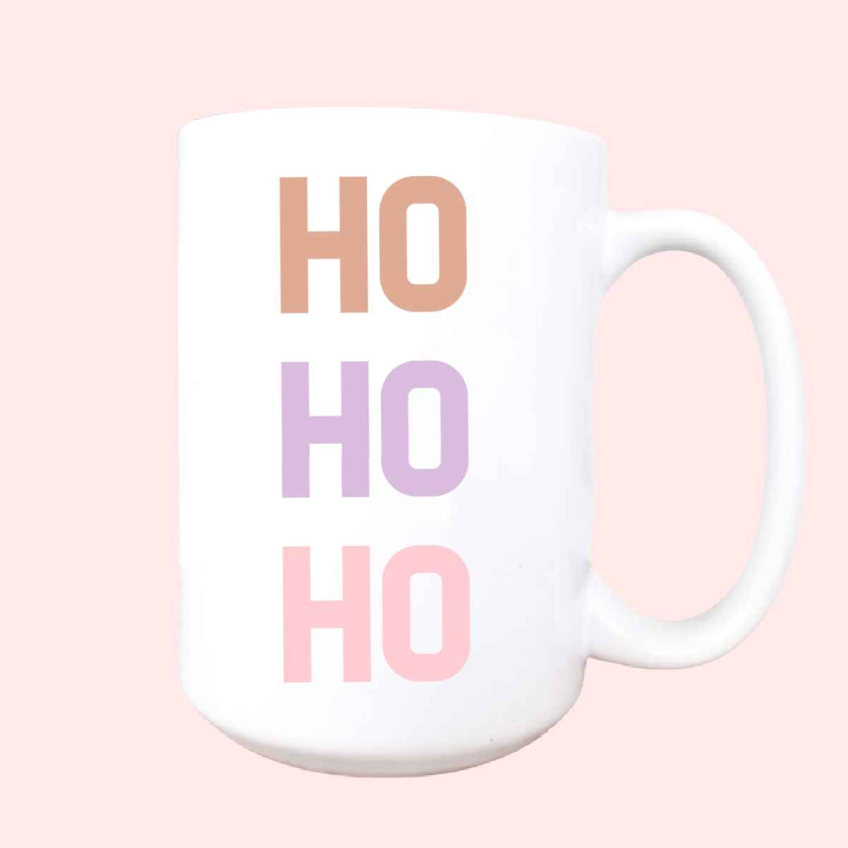 Ho ho ho ceramic coffee mug, Christmas mug, Christmas coffee