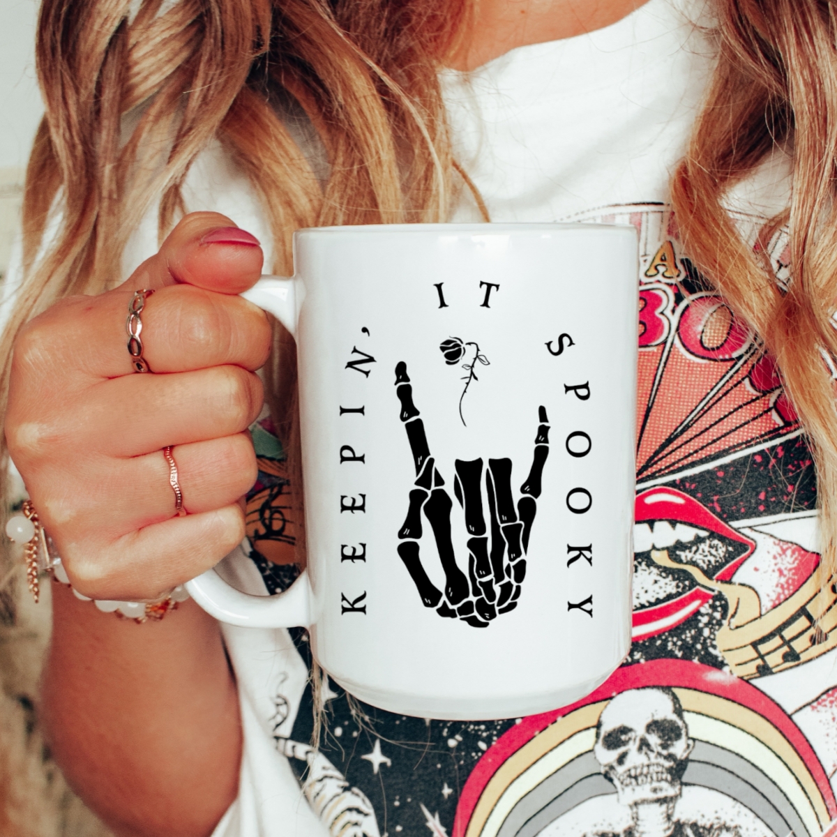 Keepin it spooky, Halloween mug, Halloween, fall mug, fall