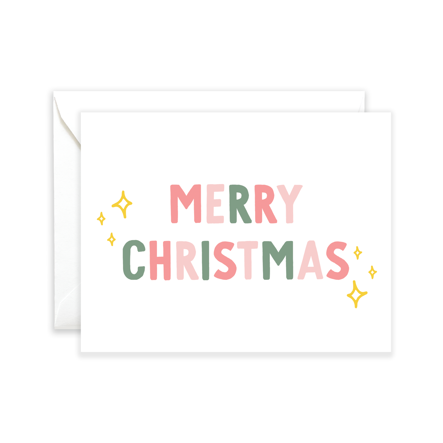 Merry Christmas Sparkle Greeting Card