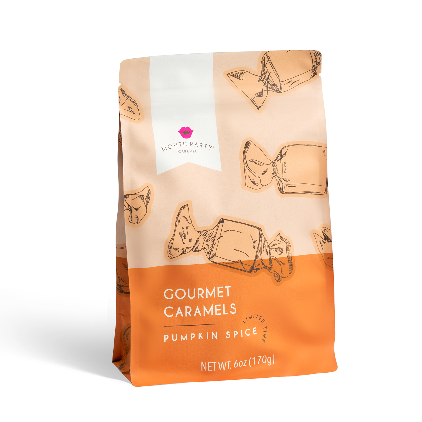 Pumpkin caramel 6oz gift pouch