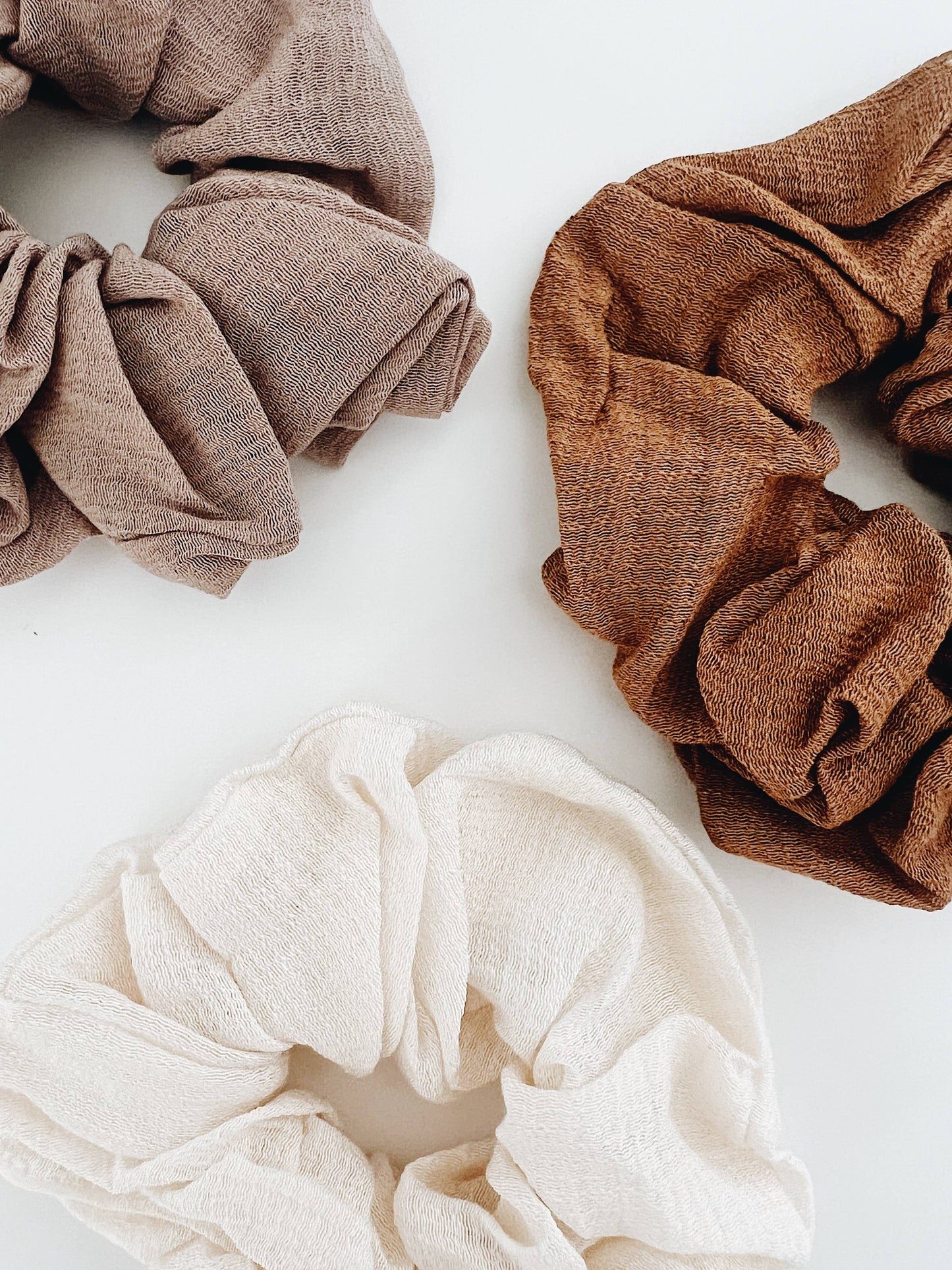 linen scrunchie