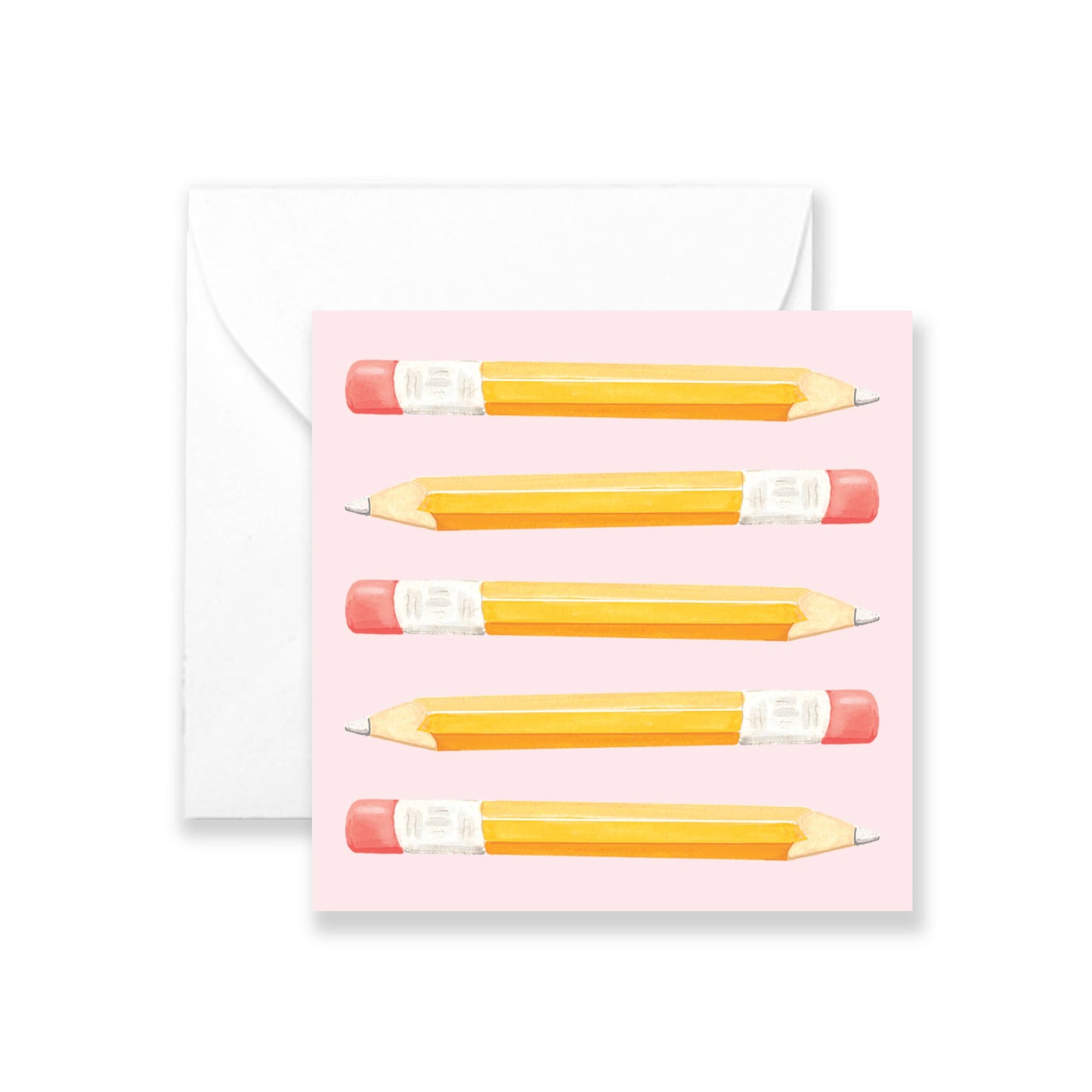 Pencils - Izzy Mini Greeting Card