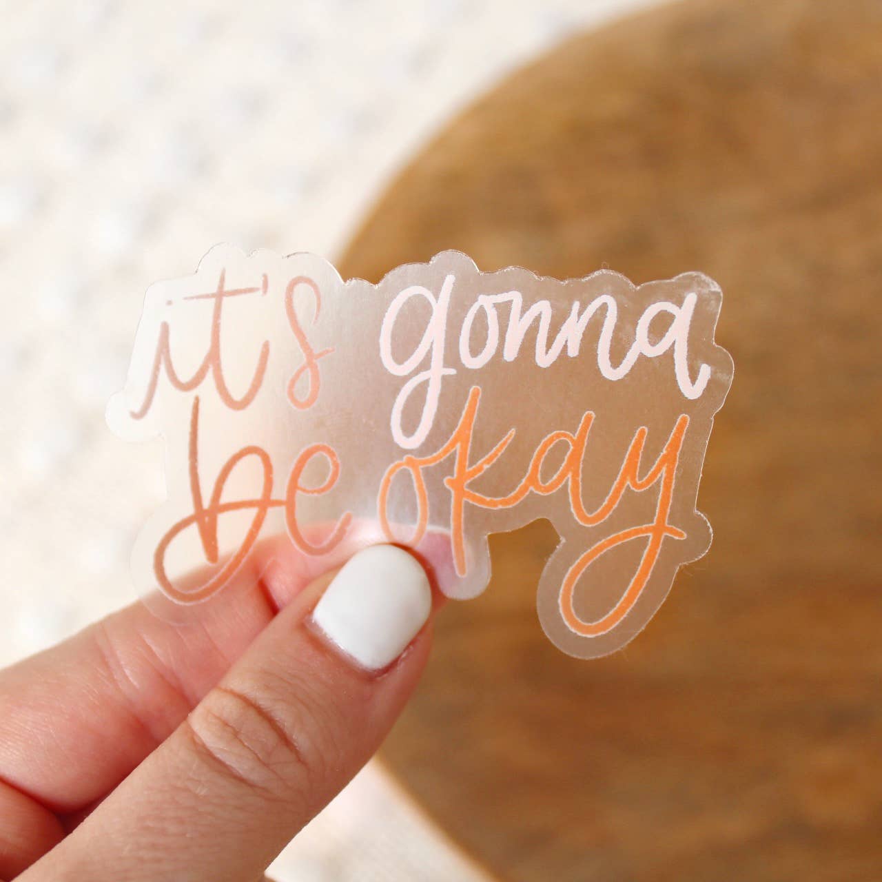 It's Gonna Be Okay Sticker, 3x2in