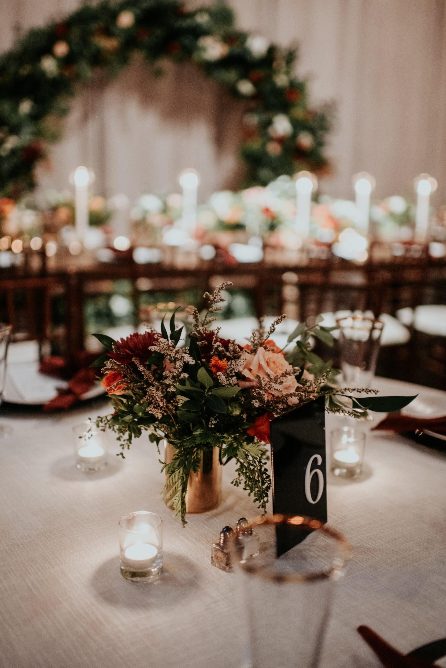Holiday Tablescape (with florals)