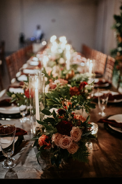 Holiday Tablescape (with florals)