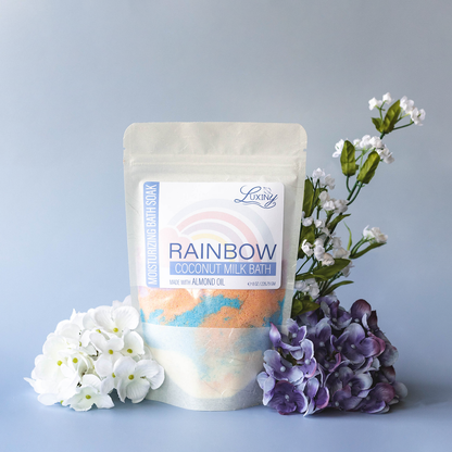 Coconut Milk Bath- Rainbow -  eco-friendly