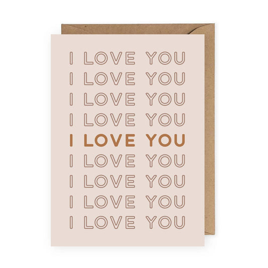 I Love You Greeting Card | Valentine's Day